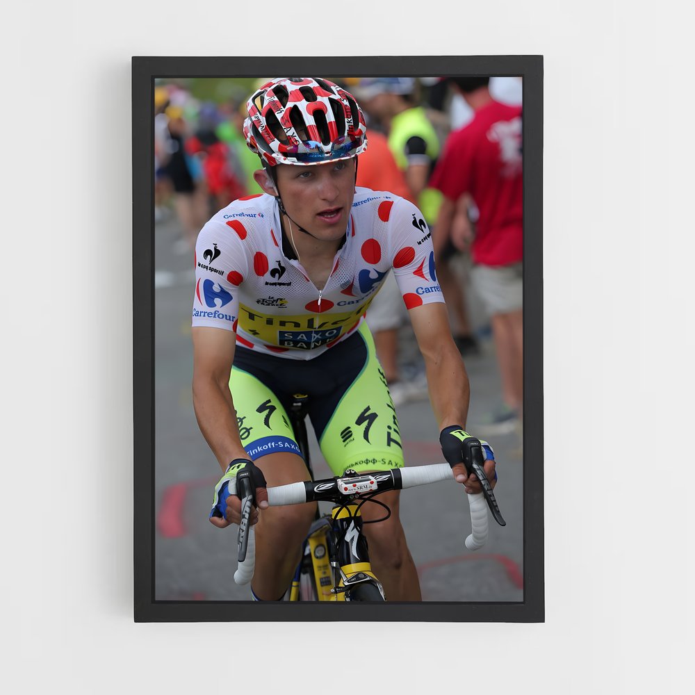 Poster Sur les Routes de l'Aventure – affiche Cyclisme (vue 2)